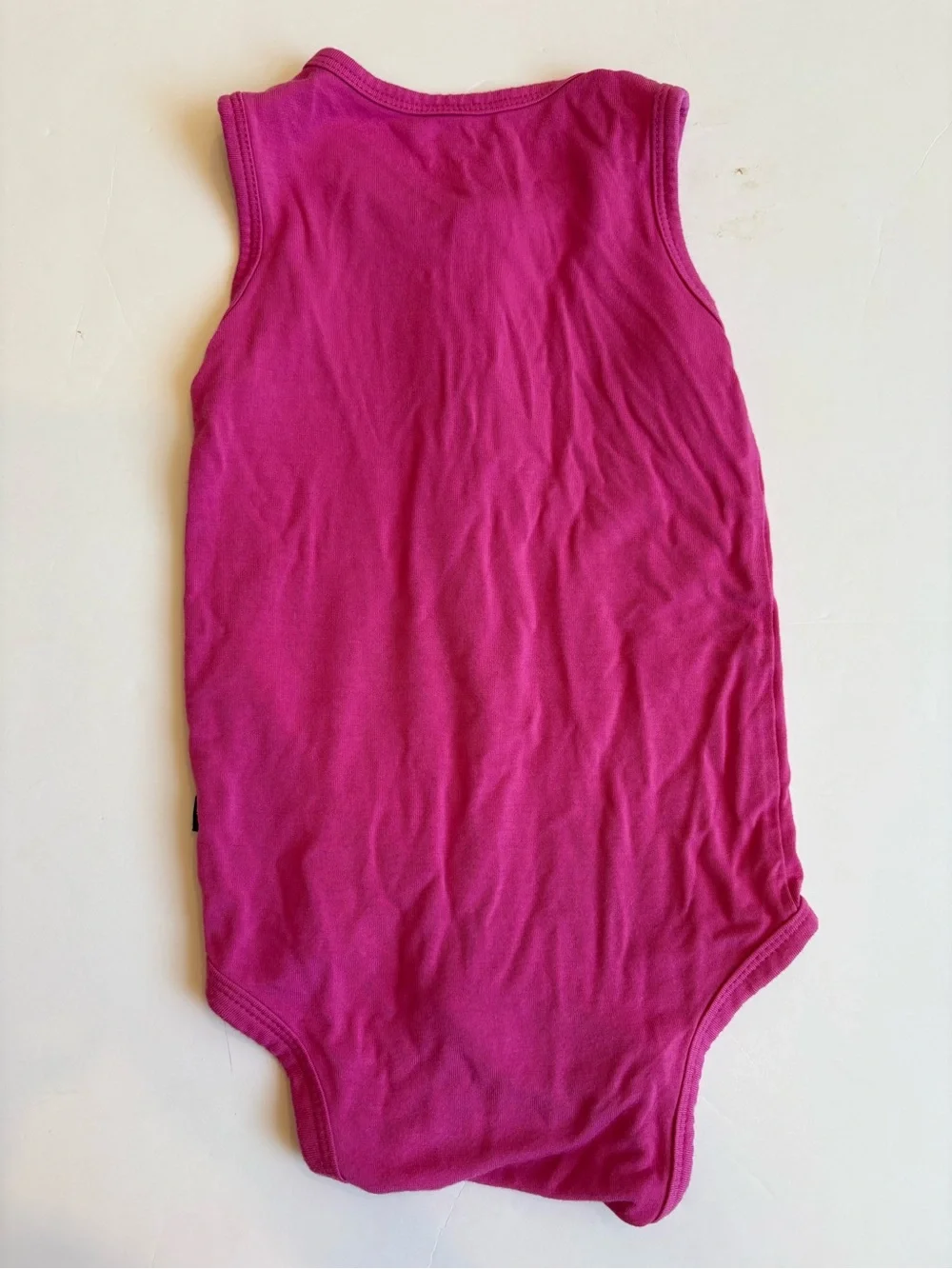 Kyte BABY Sangria Magenta Sleeveless Bodysuit 6-12Months